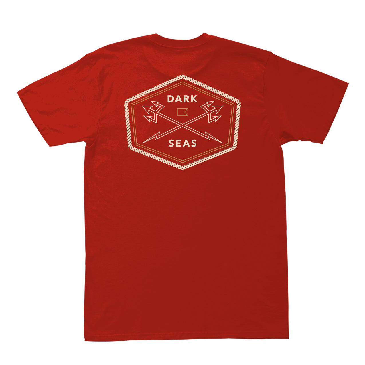 Dark Seas Men's Progressive V2 -Tee Maroon T-Shirts