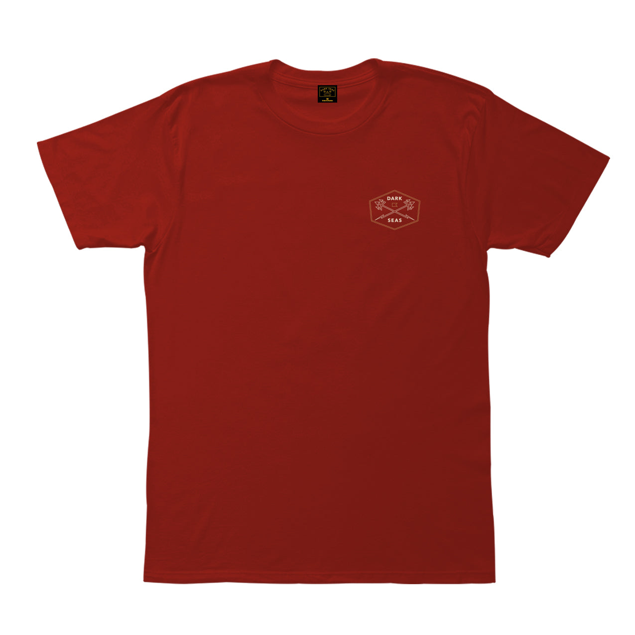 Dark Seas Men's Progressive V2 -Tee Maroon T-Shirts