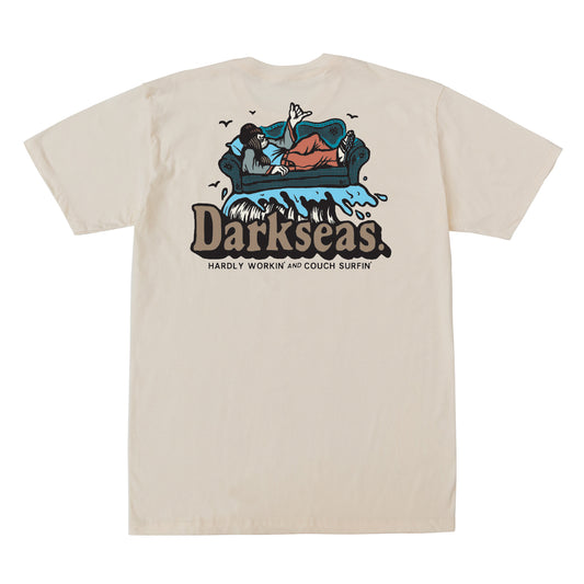 Dark Seas Men's Couch Surfin -Tee Natural T-Shirts