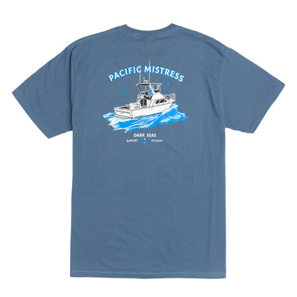 Dark Seas Men's Ds X Pacific Mistress -Tee Blue Jean T-Shirts