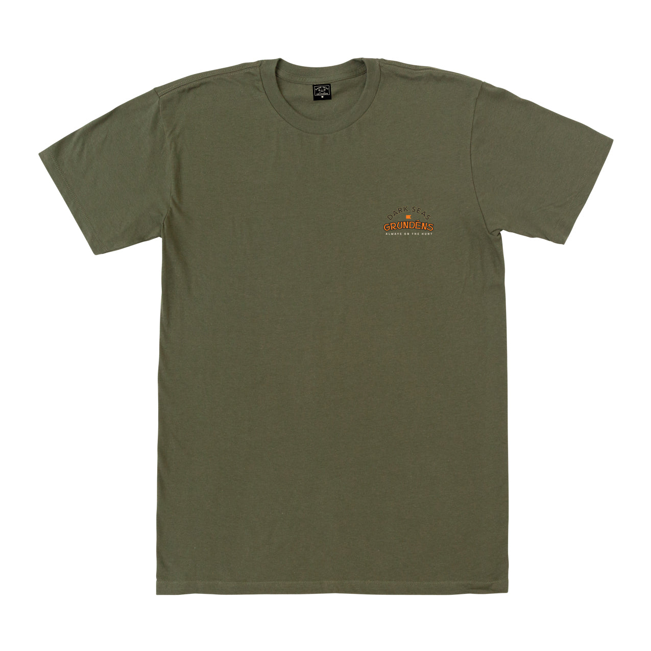 Dark Seas Men's On The Hunt -Tee Military Green T-Shirts