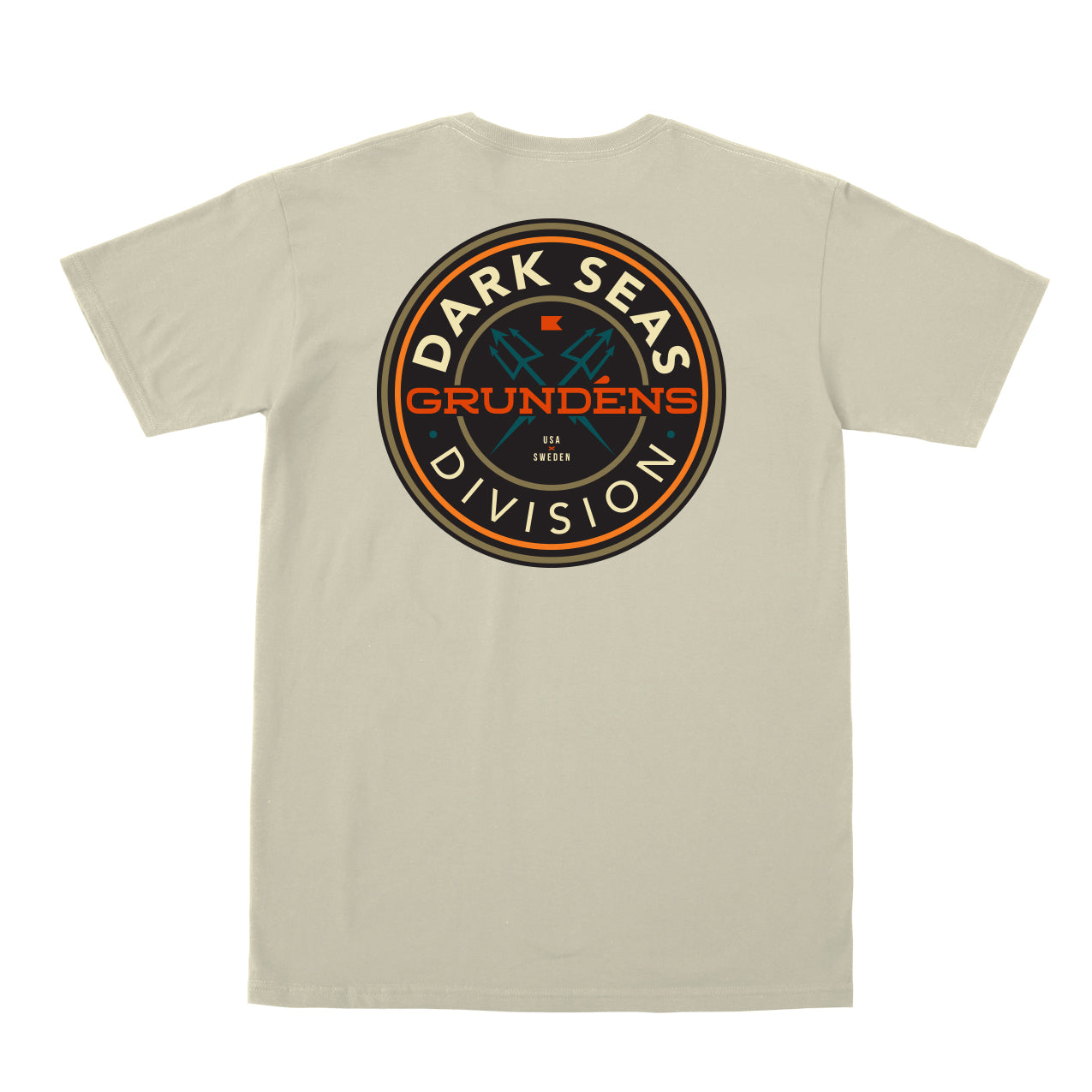 Dark Seas Men's Day Job -Tee Cream T-Shirts