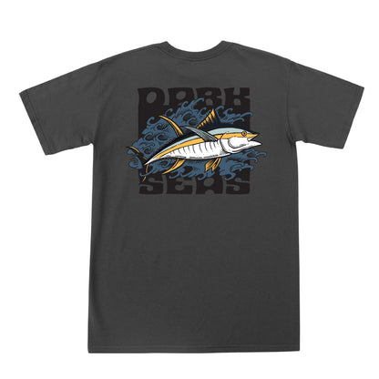 Dark Seas Men's Ahi -Tee Charcoal T-Shirts