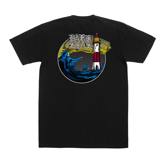 Dark Seas Men's Creeping Death-Tee Black T-Shirts