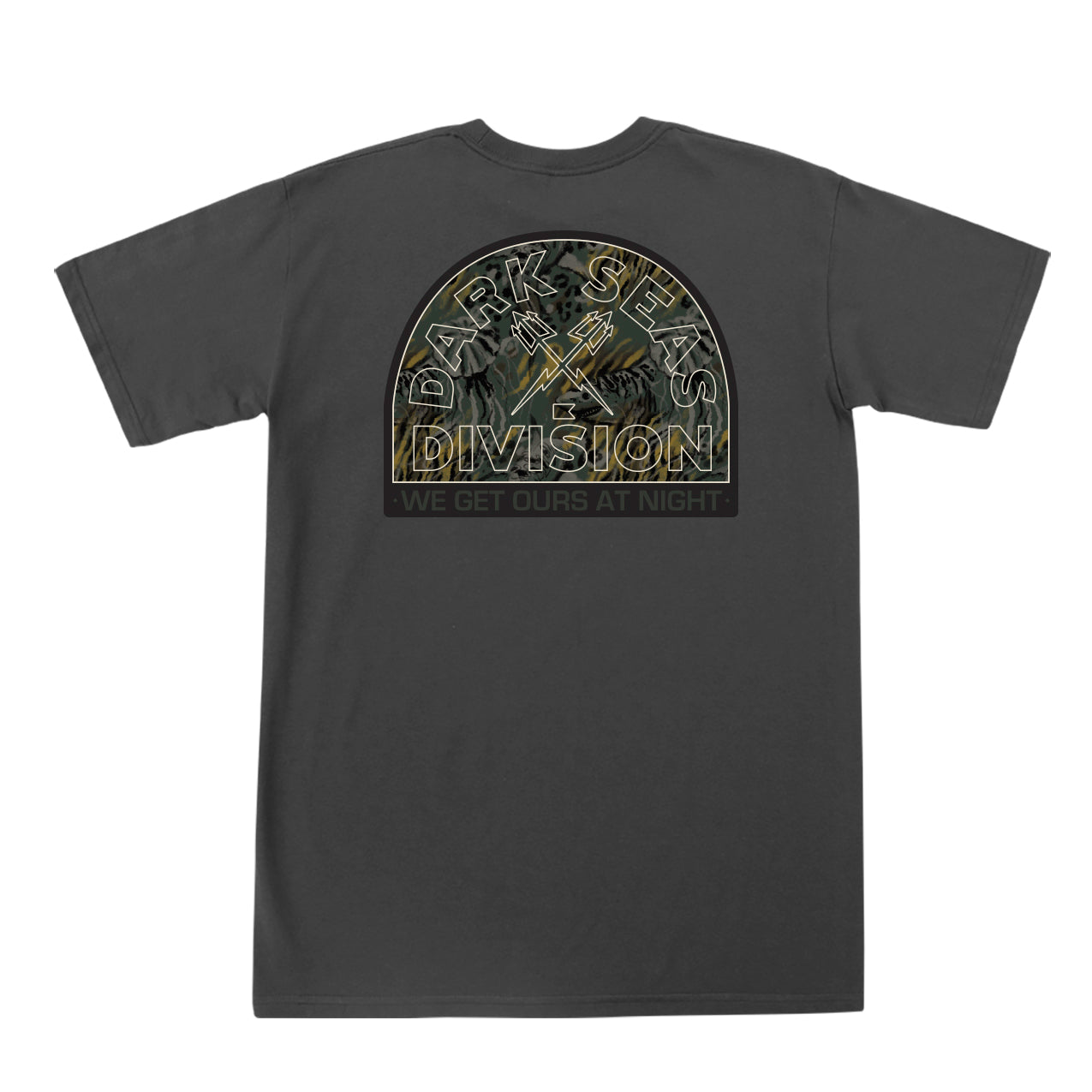 Dark Seas Men's Night Vision-Tee Charcoal T-Shirts