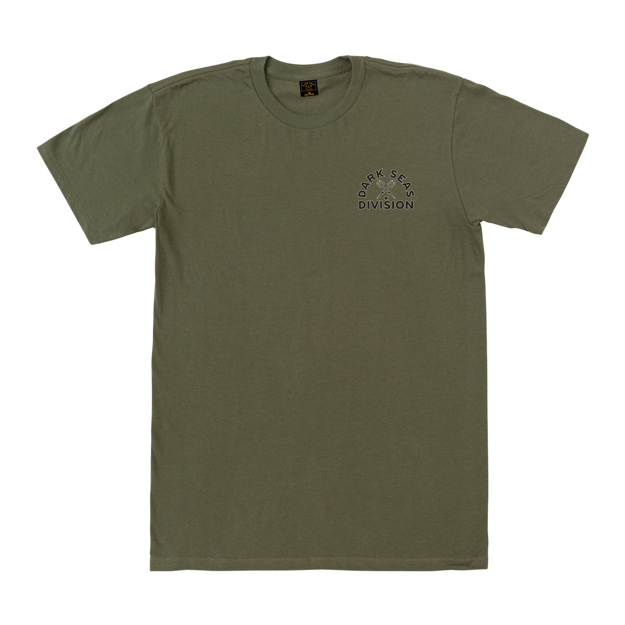 Dark Seas Men's Night Vision-Tee Military Green T-Shirts