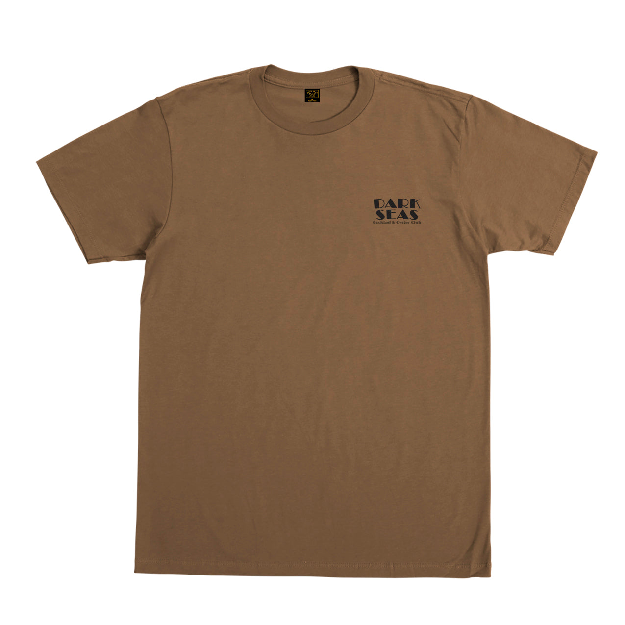 Dark Seas Men's Oyster Club -Tee Brown Sugar T-Shirts