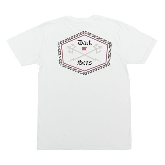 Dark Seas Men's Cornerstone -Tee White T-Shirts
