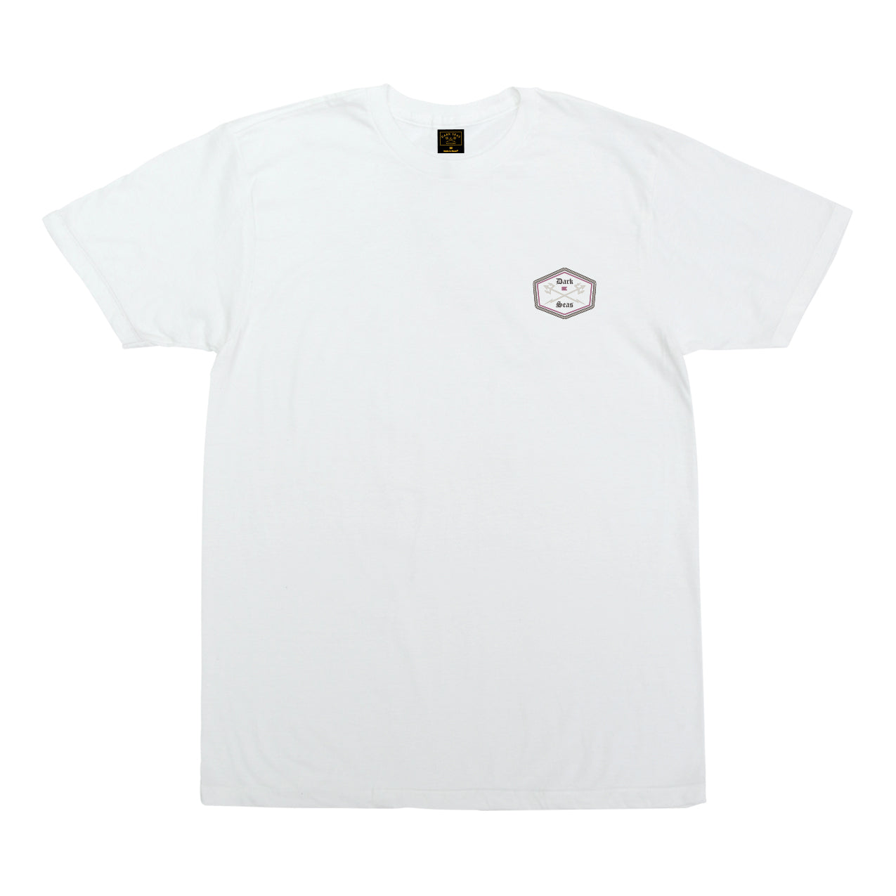 Dark Seas Men's Cornerstone -Tee White T-Shirts