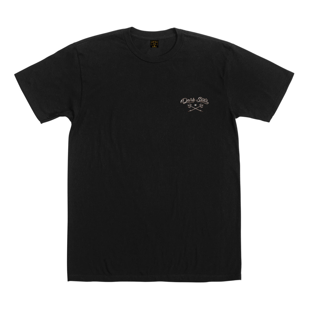 Dark Seas Men's Pierview -Tee Black T-Shirts