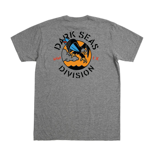 Dark Seas Men's Battle Cry -Tee Dark Ash T-Shirts