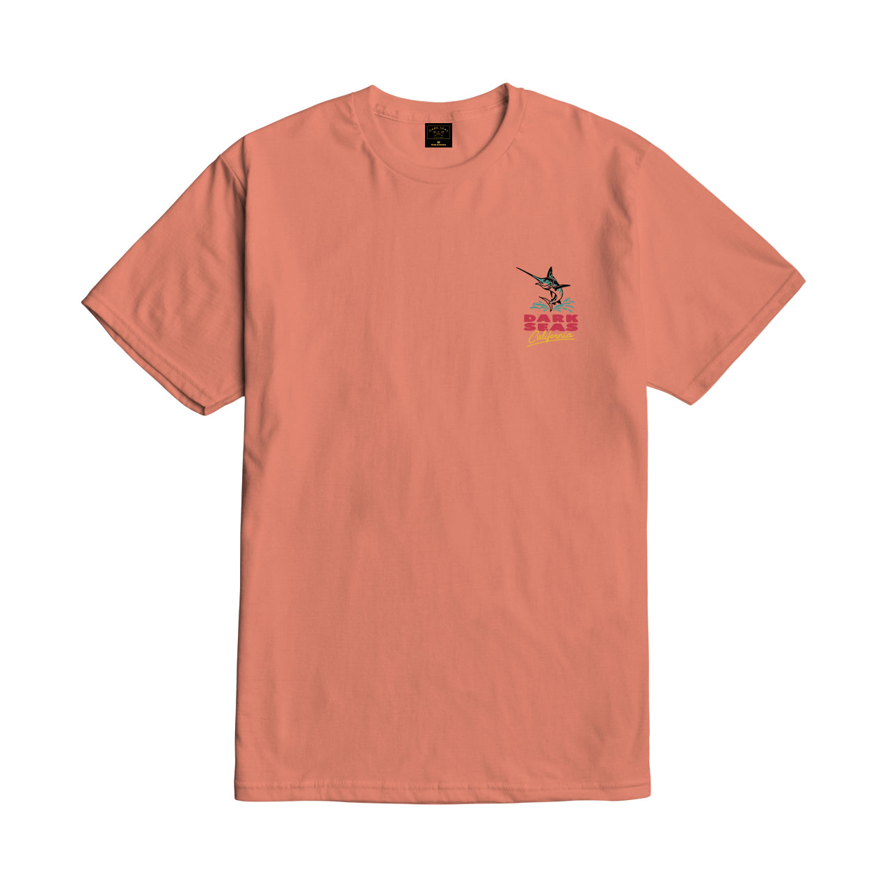 Dark Seas Men's California -Tee Coral T-Shirts