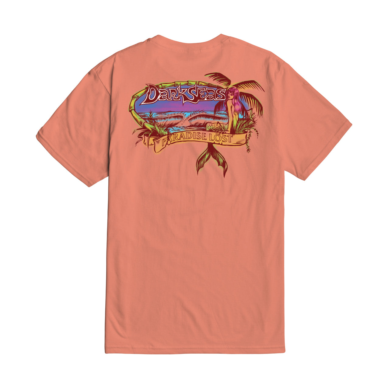 Dark Seas Men's Paradise Lost -Tee Coral T-Shirts