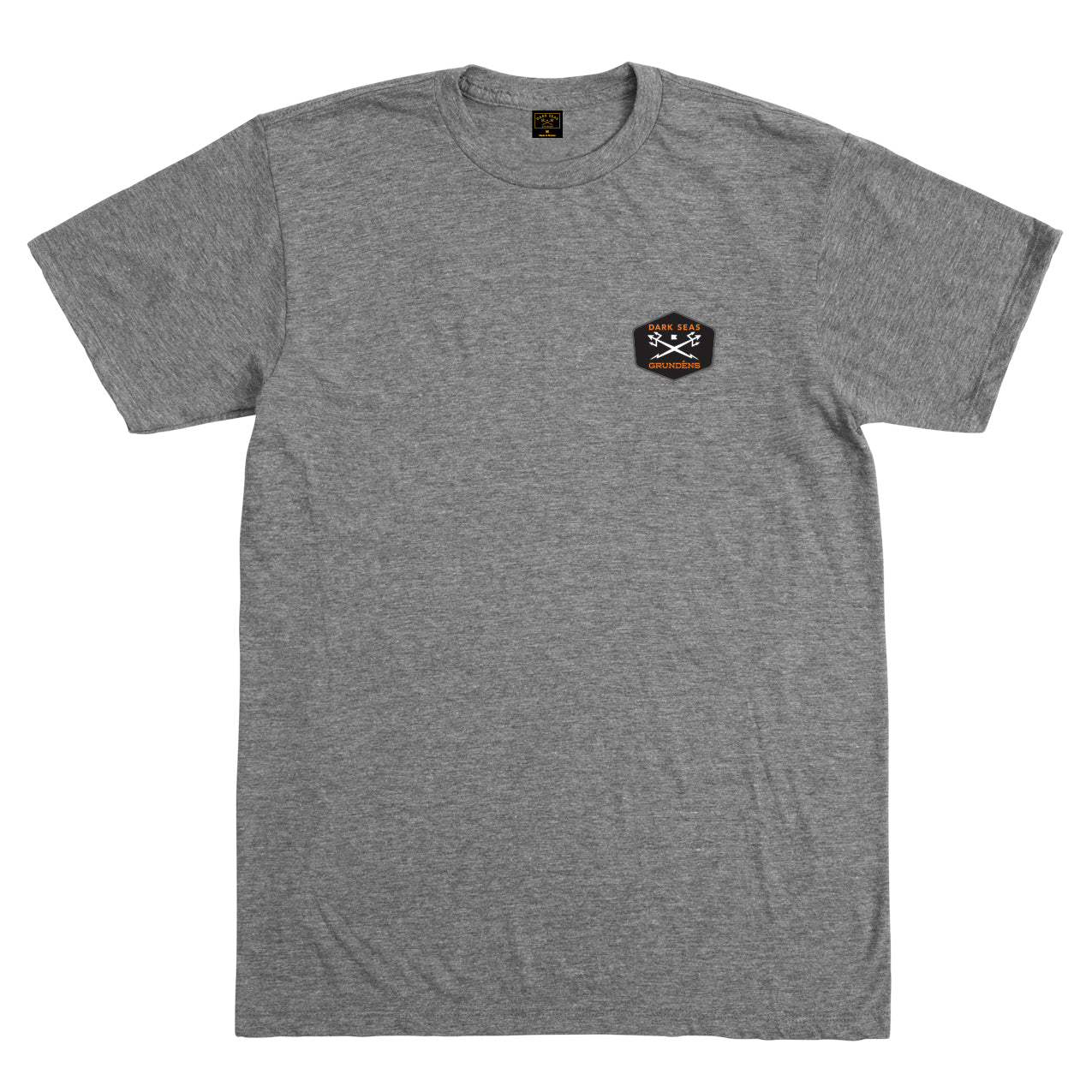 Dark Seas Men's Chart & Deploy Tee Dark Ash T-Shirts