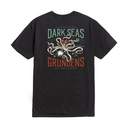 Dark Seas Men's Great Depths Tee Black T-Shirts