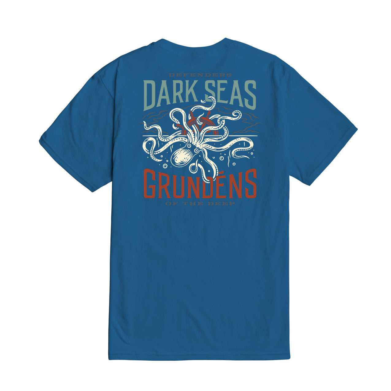 Dark Seas Men's Great Depths Tee Blue Jean T-Shirts