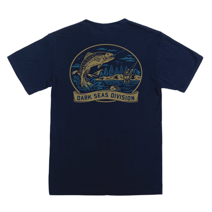 Dark Seas Men's Great Outdoors -Tee Navy T-Shirts