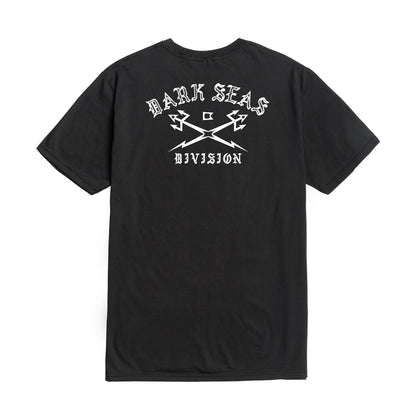 Dark Seas Men's Headmaster-Gravel Premium T-Shirt Black T-Shirts