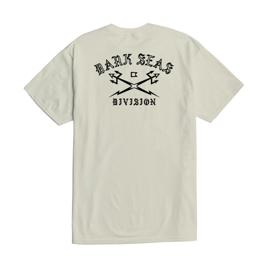 Dark Seas Men's Headmaster-Gravel Premium T-Shirt Cream T-Shirts