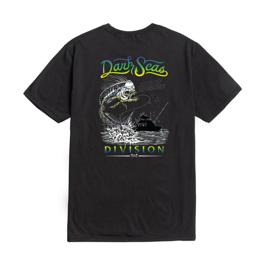 Dark Seas Men's Night Waters Tee Black T-Shirts