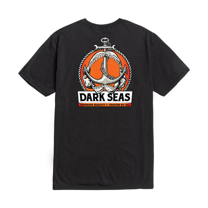 Dark Seas Men's Fortified Tee Black T-Shirts