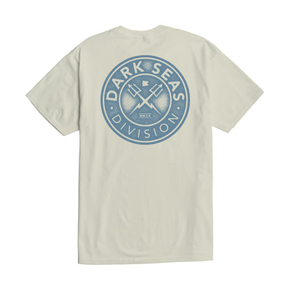 Dark Seas Men's Navigator Gravel Tee Cream T-Shirts