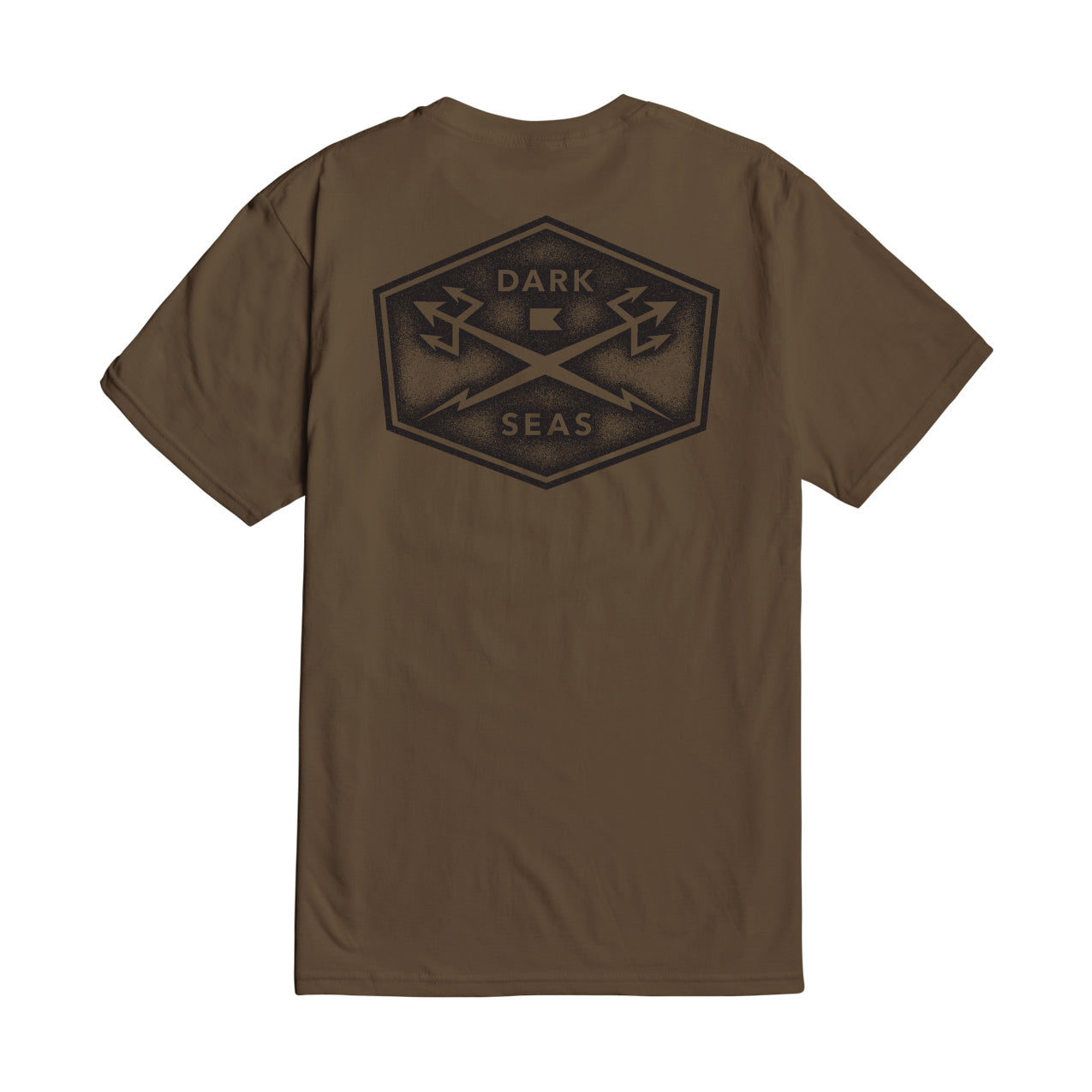 Dark Seas Men's Progressive-Gravel Premium T-Shirt Coyote Brown T-Shirts