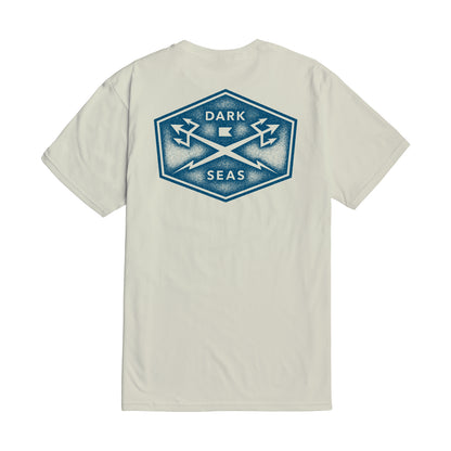 Dark Seas Men's Progressive-Gravel Premium T-Shirt Cream T-Shirts