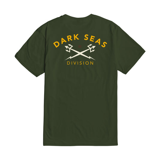 Dark Seas Men's Headmaster Iii Premium T-Shirt Military Green T-Shirts