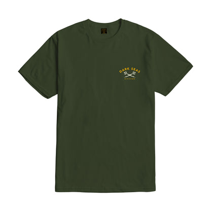 Dark Seas Men's Headmaster Iii Premium T-Shirt Military Green T-Shirts