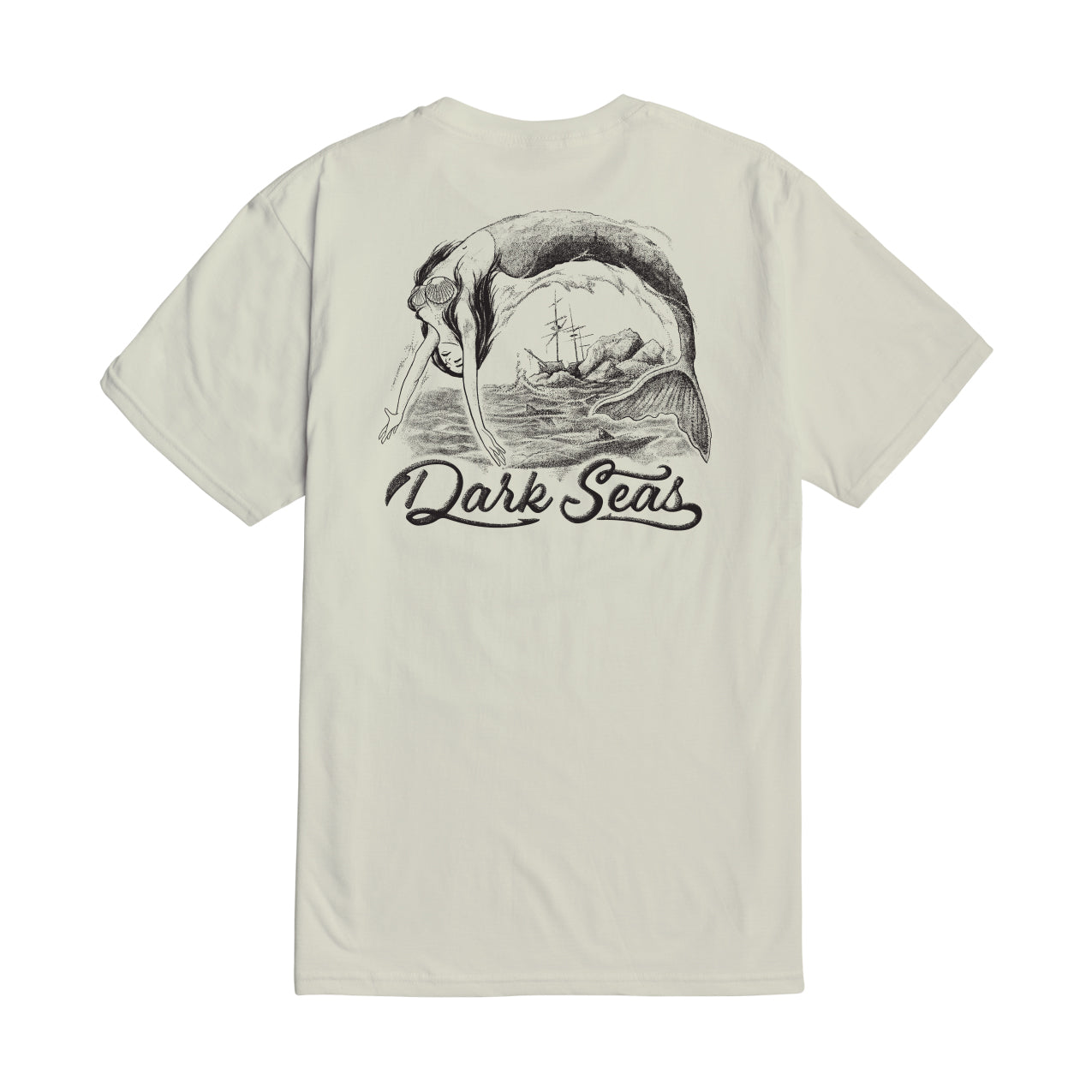 Dark Seas Men's Deep Dive Premium T-Shirt Cream T-Shirts