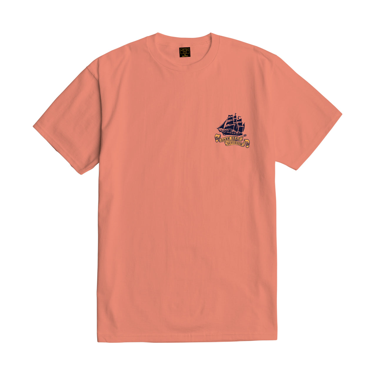 Dark Seas Men's World Traveler Premium T-Shirt Coral T-Shirts