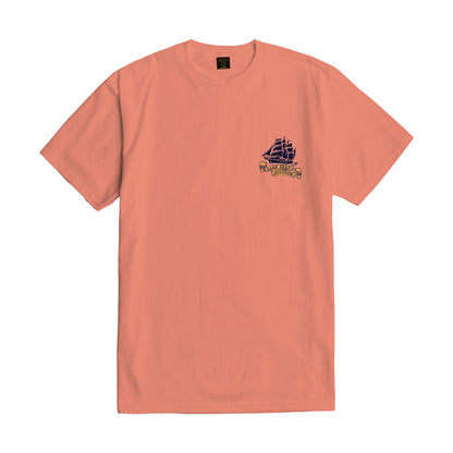 Dark Seas Men's World Traveler Premium T-Shirt Coral T-Shirts