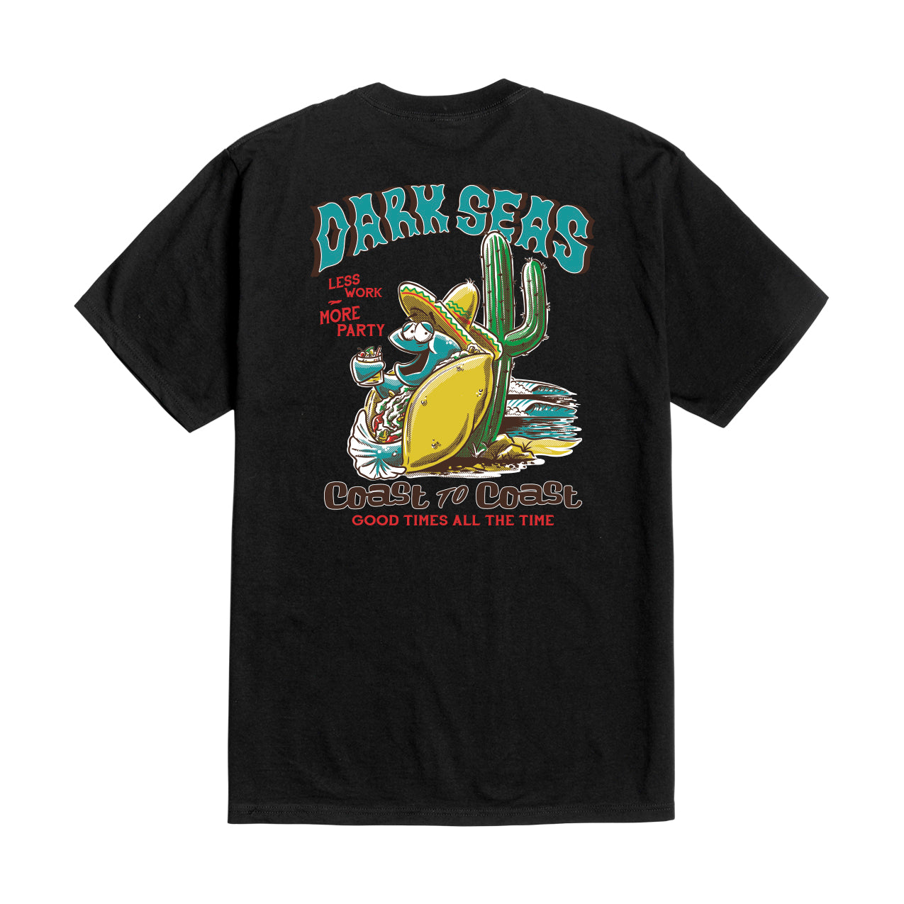 Dark Seas Men's More Party Premium T-Shirt Black T-Shirts