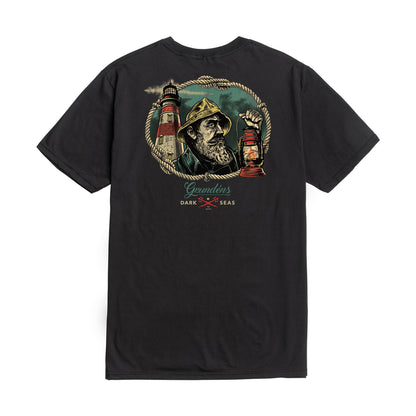 Dark Seas Men's Watchman Premium T-Shirt Black T-Shirts