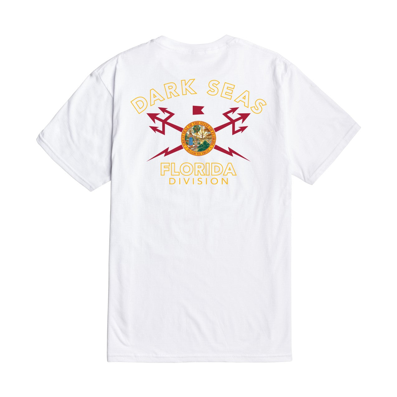 Dark Seas Men's Ds X Florida-Tee White T-Shirts