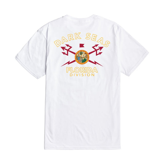 Dark Seas Men's Ds X Florida-Tee White T-Shirts