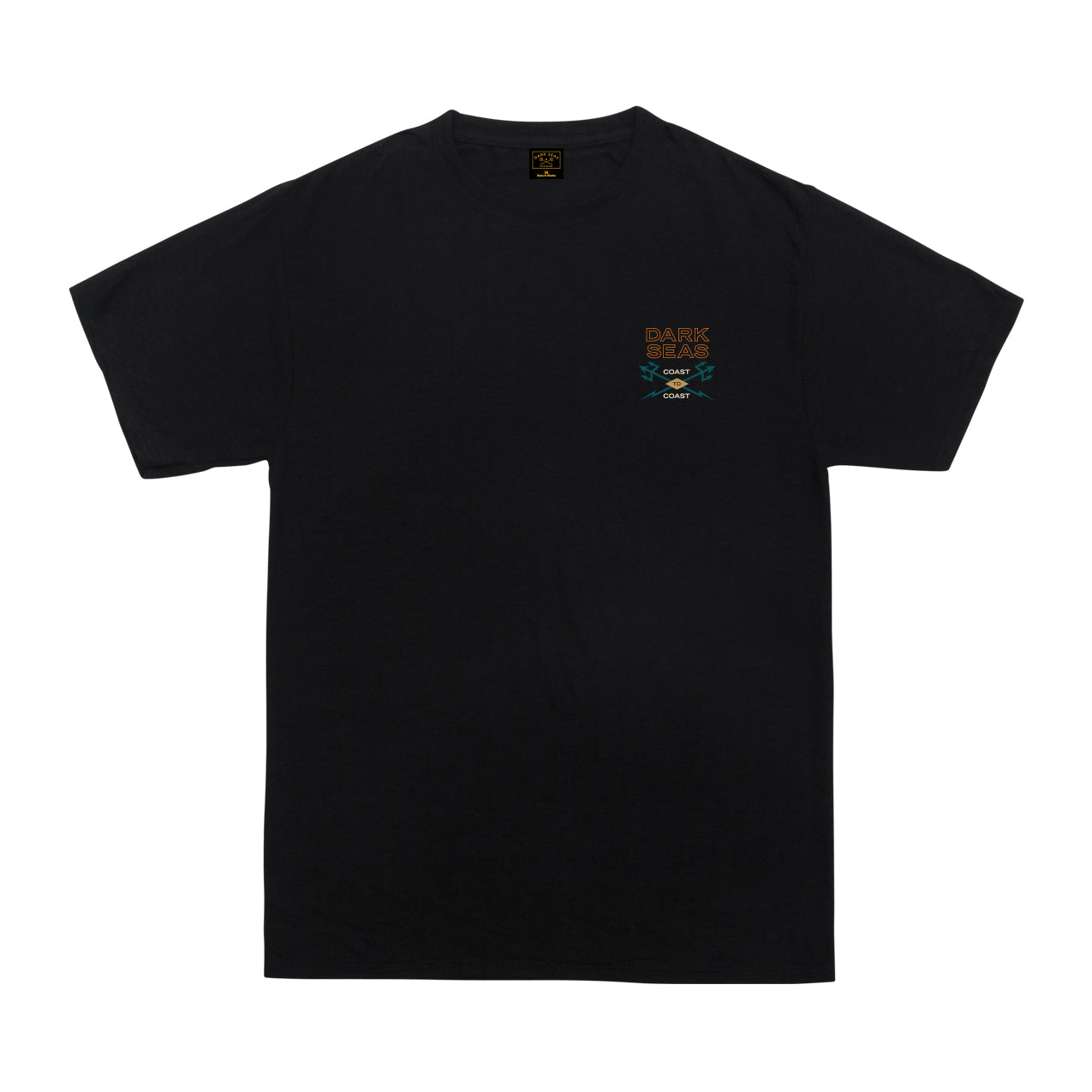 Dark Seas Men's Watertightw Tee Black T-Shirts