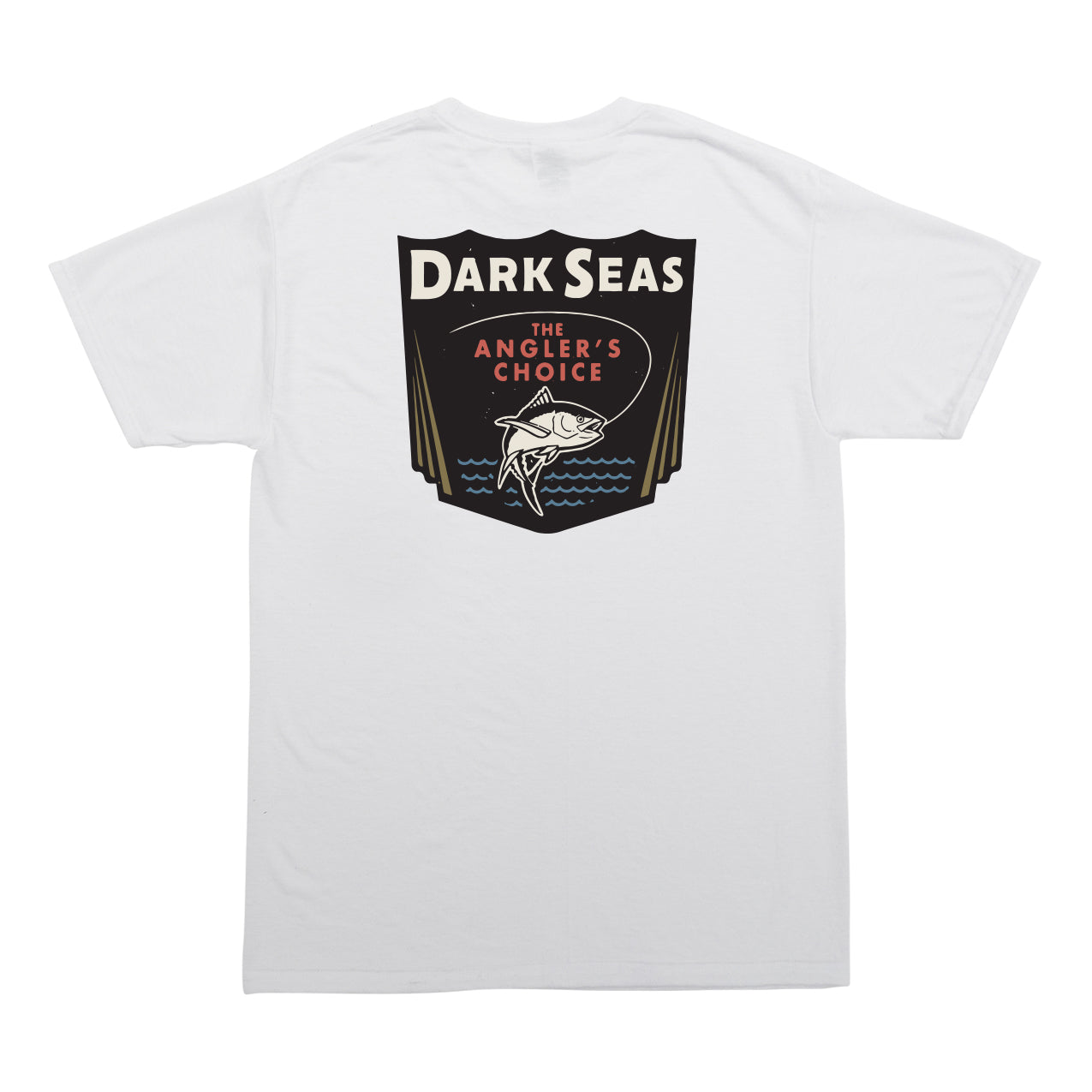 Dark Seas Men's Anglers Choicew Tee White T-Shirts