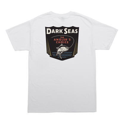 Dark Seas Men's Anglers Choicew Tee White T-Shirts