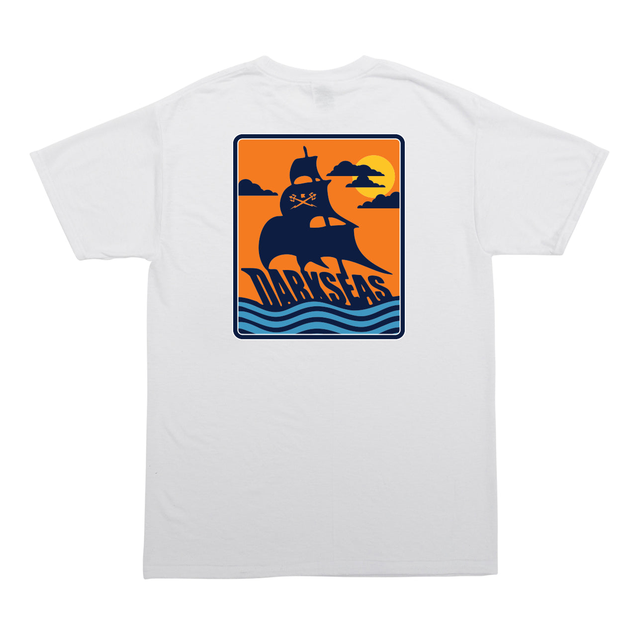 Dark Seas Men's Seven Seasw Tee White T-Shirts