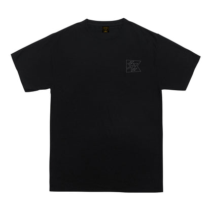 Dark Seas Men's Block Outw Tee Black T-Shirts