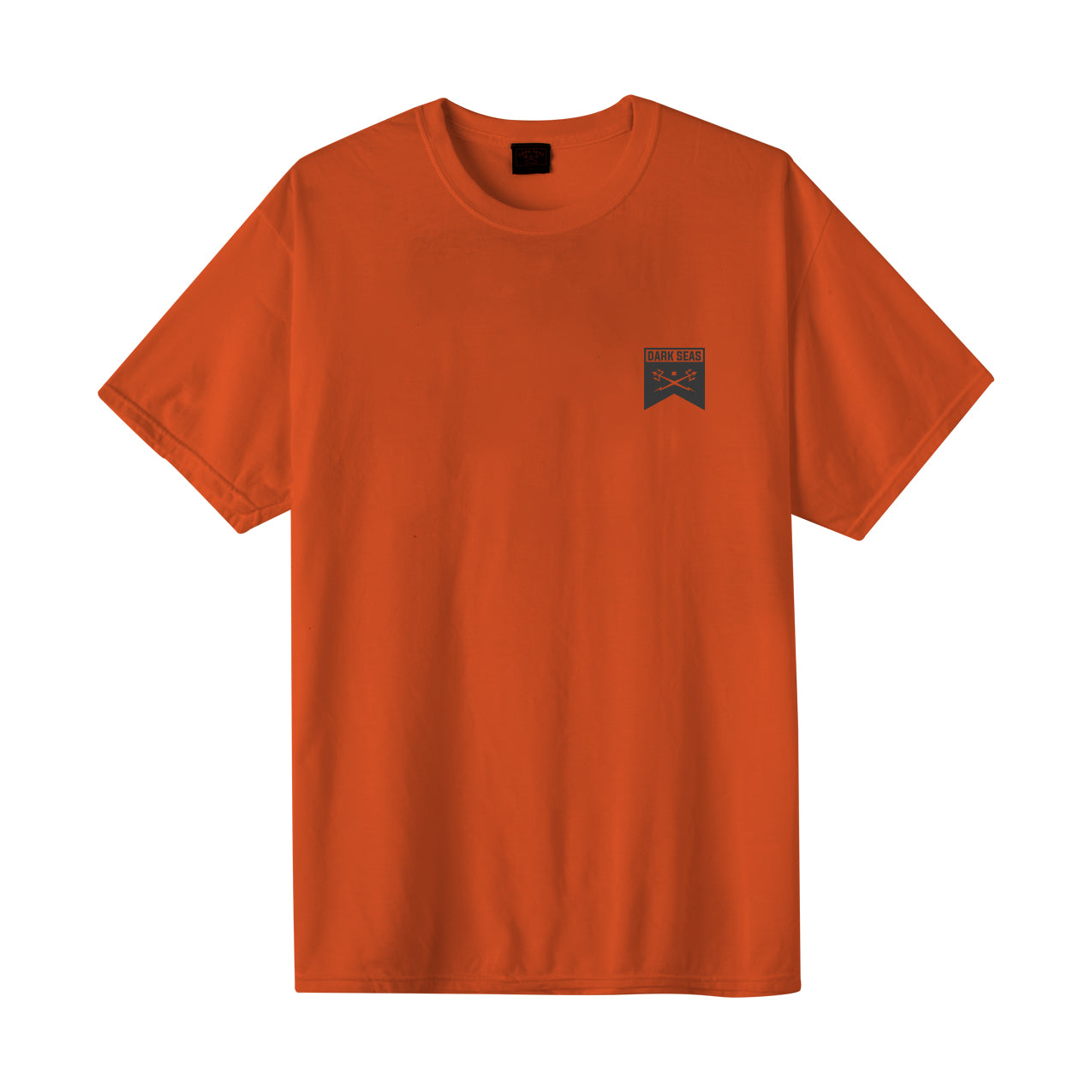 Dark Seas Men's Trainingw Tee Orange T-Shirts