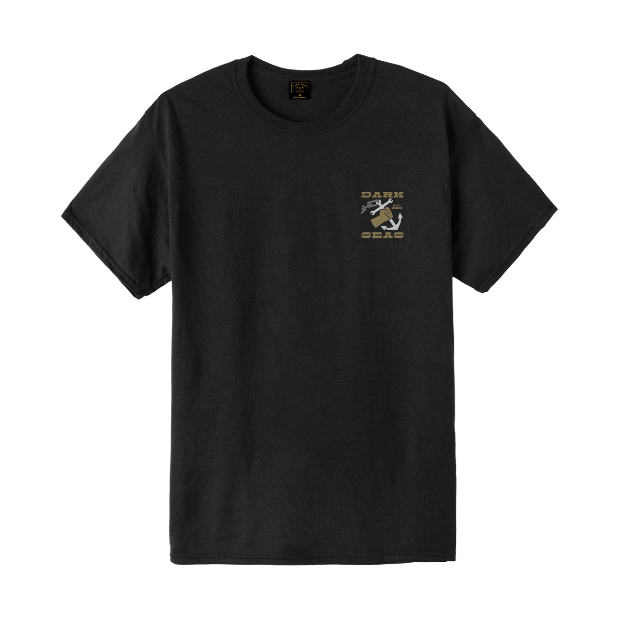 Dark Seas Men's Handymanw Tee Black T-Shirts