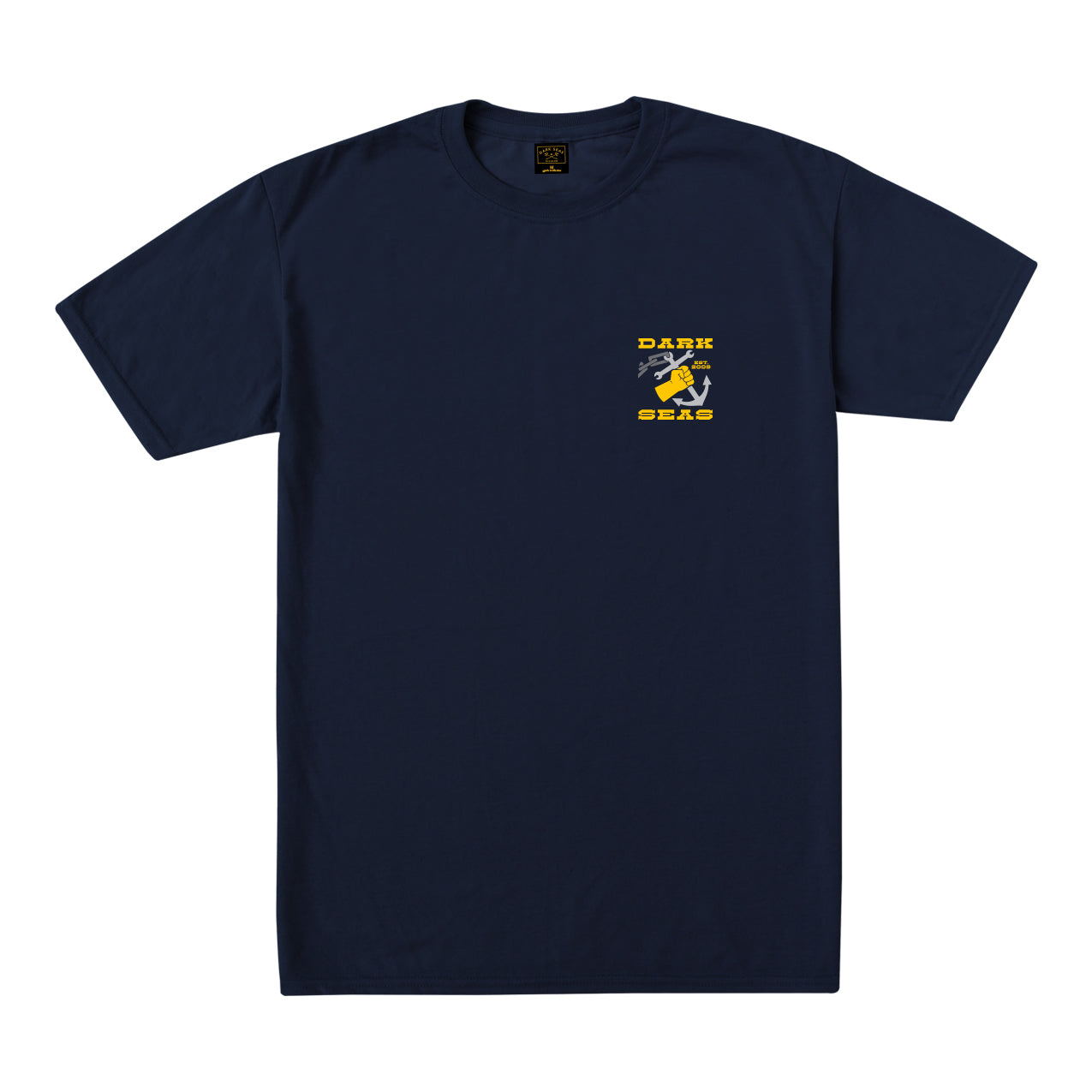 Dark Seas Men's Handymanw Tee Navy T-Shirts