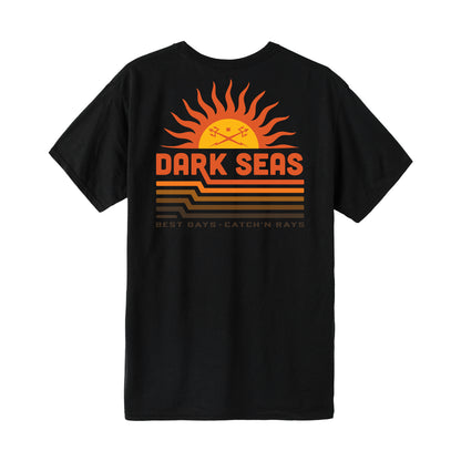 Dark Seas Men's Electromagneticw Tee Black T-Shirts