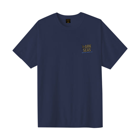 Dark Seas Men's Outboard Mw Tee Navy T-Shirts