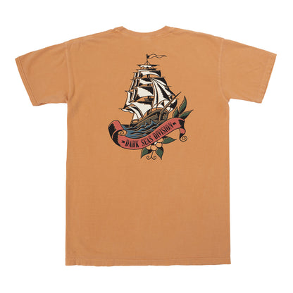 Dark Seas Men's Journey-Tee Gold Earth T-Shirts