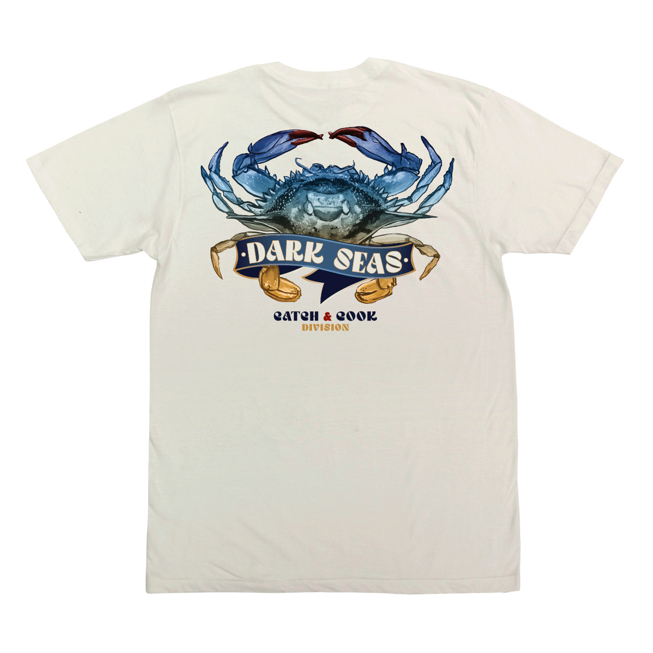 Dark Seas Men's Catch & Cook-Tee Bone Grindle T-Shirts