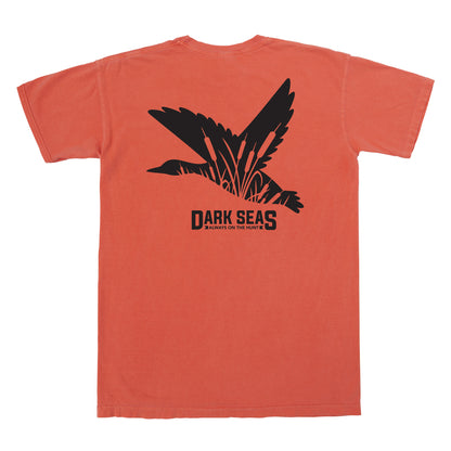 Dark Seas Men's Field Supply-Tee Red Orange T-Shirts